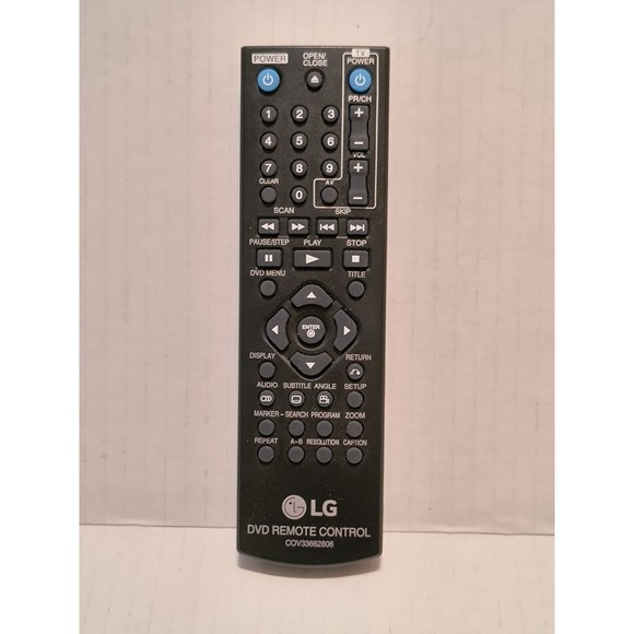 LG DVD Remote Control COV33662806 1959 - Picture 1 of 6